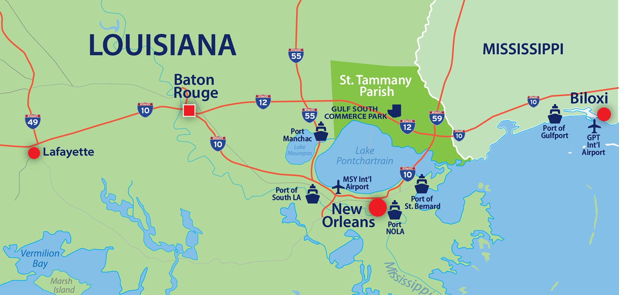 St. Tammany Illustrated Map-1 St. Tammany Illustrated Map-1